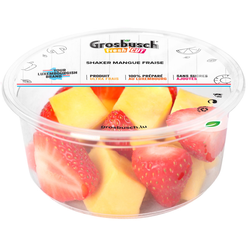 SHAKER MANGUE FRAISE GROSBUSCH FRESH CUT 6X120G